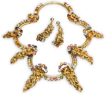 Gold nugget jewelry