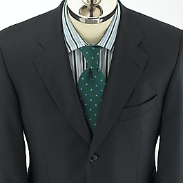 Navy Twill English Suit Jacket