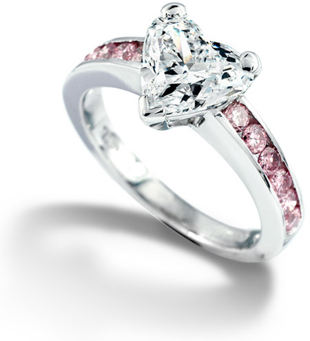 Pink Diamond Heart - WHY Jewellers
